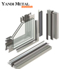 Yandi fournit des maisons profilés push-pull Fenêtres pour portes coulissantes en aluminium Fenêtres en aluminium Fenêtres insonorisées résidentielles