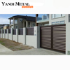 Clôture de poteau en aluminium de mode la dernière porte battante industrielle porte en aluminium automatique