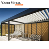 Système Jardin extérieur Cour terrasse Activité toiture Pavillon étanche réglable électrique Persiennes bioclimatiques Pergola aluminium