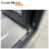 Yandi Factory ventes directes conception professionnelle fenêtre isolante en aluminium à double vitrage