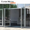 Bonne performance, demi-aluminium, demi-verre, double pli, double, simple, coulissant, pivot extérieur, porte en aluminium