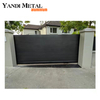 Porte coulissante en aluminium personnalisée pour Villa, panneau d'allée pivotante, porte profilée en aluminium durable en métal