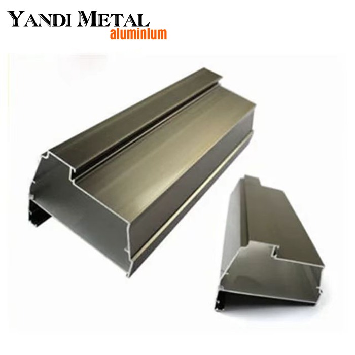 Cadre en aluminium anodisé, profilé en aluminium extrudé, matériau personnalisé, fabricant de profilés en aluminium 60063 de haute qualité