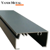 Profilé en aluminium extrudé personnalisé, cadre de la plus haute qualité, matériau anodisé 6063 T5, profil en aluminium