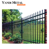 Clôture en aluminium de vente chaude clôture de confidentialité en métal garde-corps de jardin clôture de protection contre la corrosion clôture en aluminium