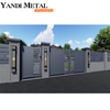 Combinaison de porte de clôture en aluminium, balustrade en aluminium 6063/6061/6060 T5, vente en gros d'usine