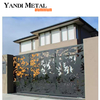 Clôture en aluminium personnalisée au design moderne, décoration de bricolage, écran métallique de confidentialité pour jardin, écran découpé au laser en aluminium