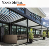 Kit de toit de pergola bioclimatique électrique étanche, auvent extérieur 3*3 3*4, persienne en aluminium, pavillon électrique