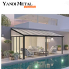 Gazebos à toit rigide imperméables pour terrasse de luxe Gazebos de jardin Gazebos à persiennes extérieurs en aluminium