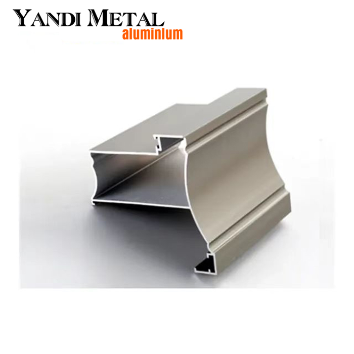 Profilé creux d'extrusion d'aluminium industriel, fabrication de fenêtres en aluminium Yandi Chine fabricant d'extrusion de fenêtre