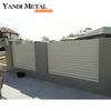Système de sécurité de jardin décoratif de haute qualité, panneau de clôture en bois-plastique pour maison de patio de jardin extérieur