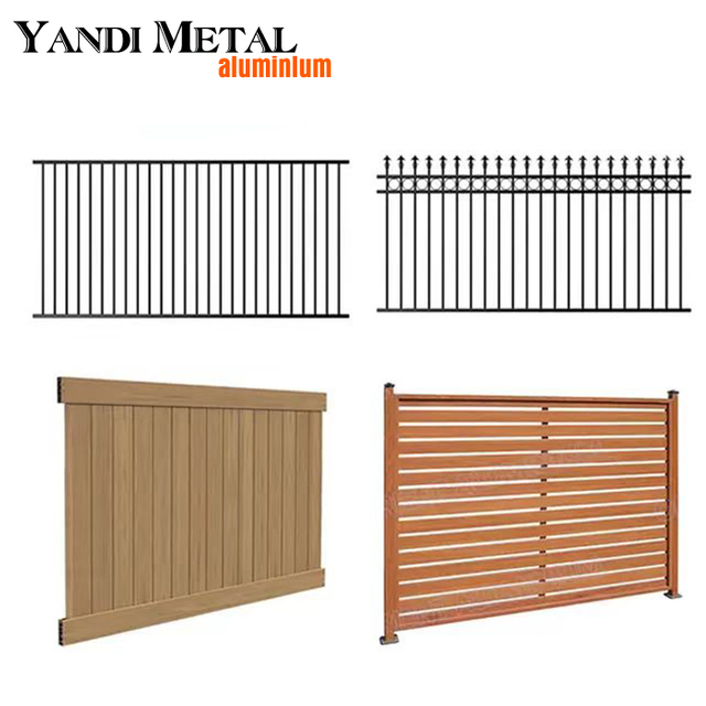 Panneau de clôture de jardin en plastique composite bois plastique décoratif de haute qualité