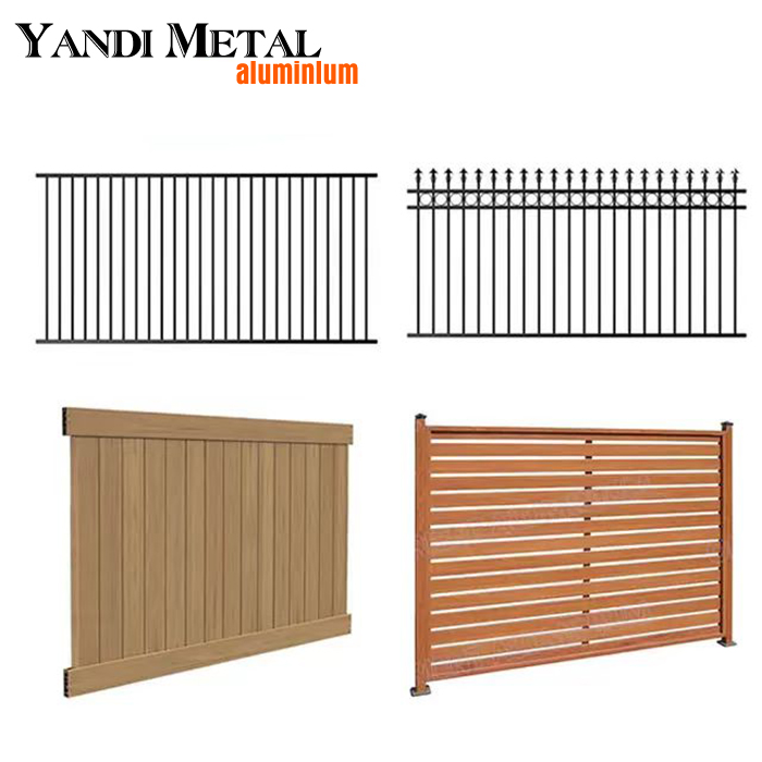 Panneau de clôture de jardin en plastique composite bois plastique décoratif de haute qualité