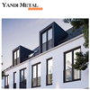 Yandi Maison de style moderne Windows Double vitrage fenêtre coulissante en aluminium de conception simple