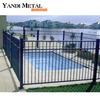 Lattes horizontales anodisées enduites de poudre faites sur commande extérieures de vente chaude pour des panneaux de clôture en aluminium de piscine