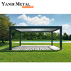 Patio en aluminium étanche électrique avec pergola Gazebo de jardin extérieur Volets Pergola en aluminium