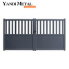 Porte électrique en aluminium, conception personnalisée, villa moderne, porte coulissante automatique en aluminium